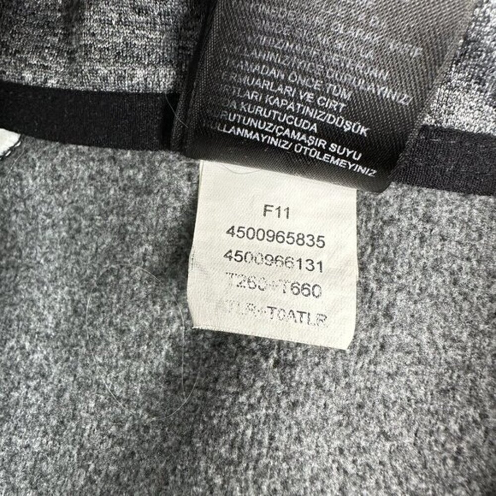 The North‎ Face Womens Gray White Quarter Zip Pullover Fleece T260+T660 Size M - Picture 9 of 15